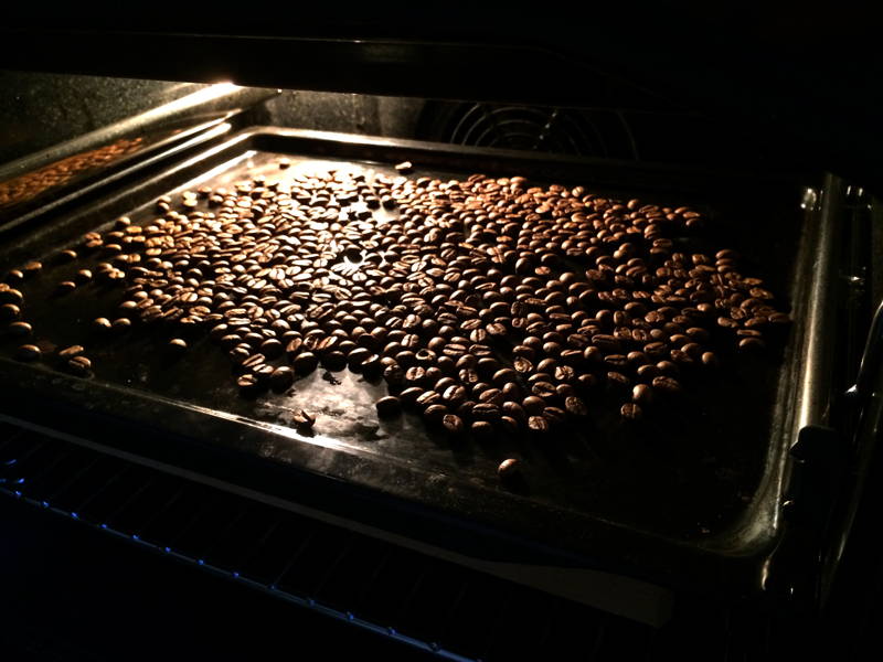 Röstvorgang Zuhause