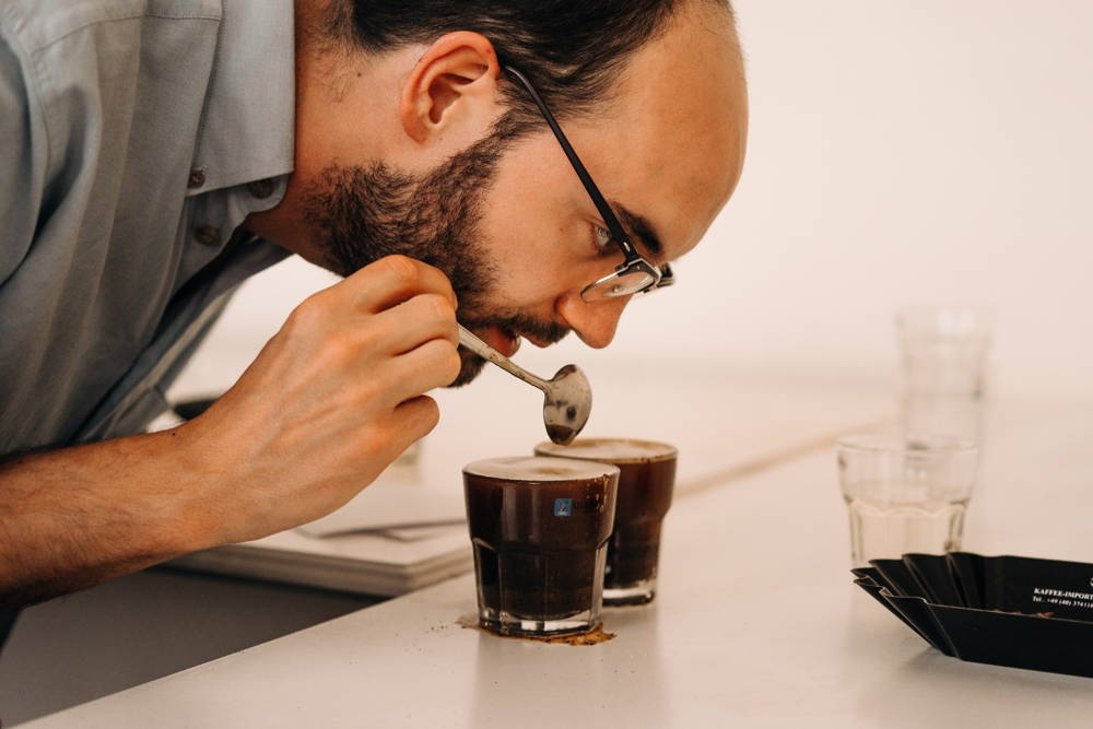 Cupping Hannes beim Cupping