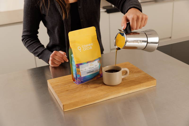 Cerrado prepared in a Chemex