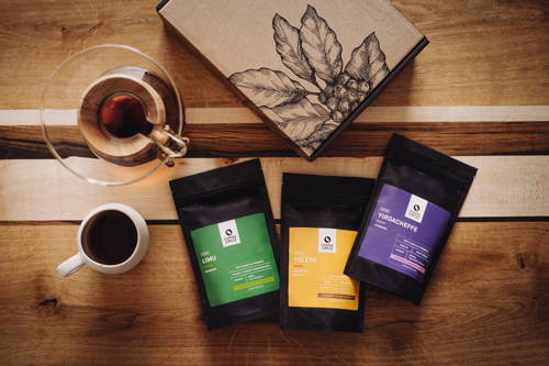 Probierpakete mit 3 Sorten Kaffee Probierpakete mit 3 Sorten Kaffee
