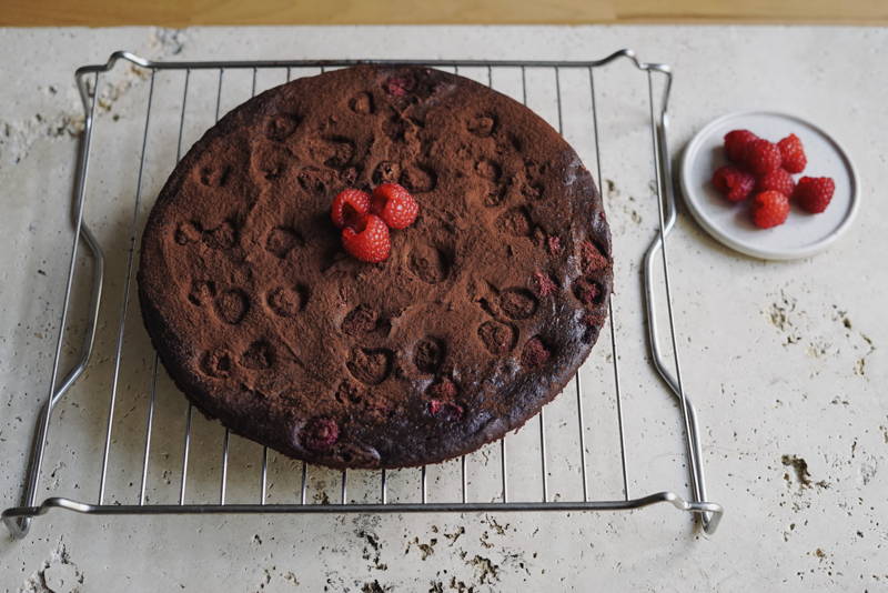 Espresso Himbeer Brownies (Newsletter Rezept)