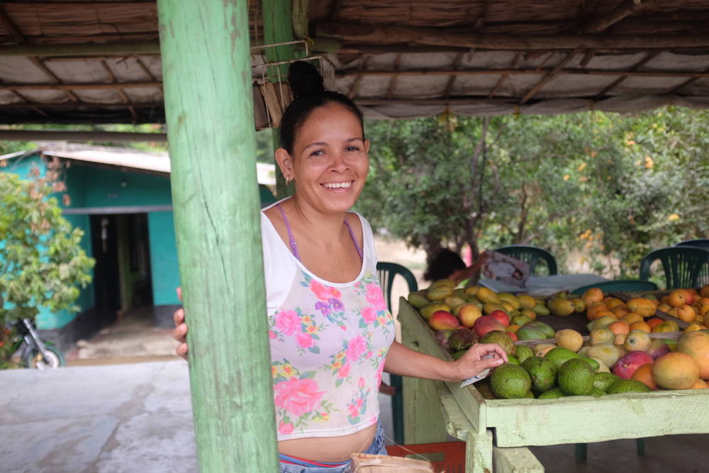 Obststand, Kolumbien