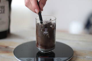 Kaffee anfeuchten Hario Water Dripper