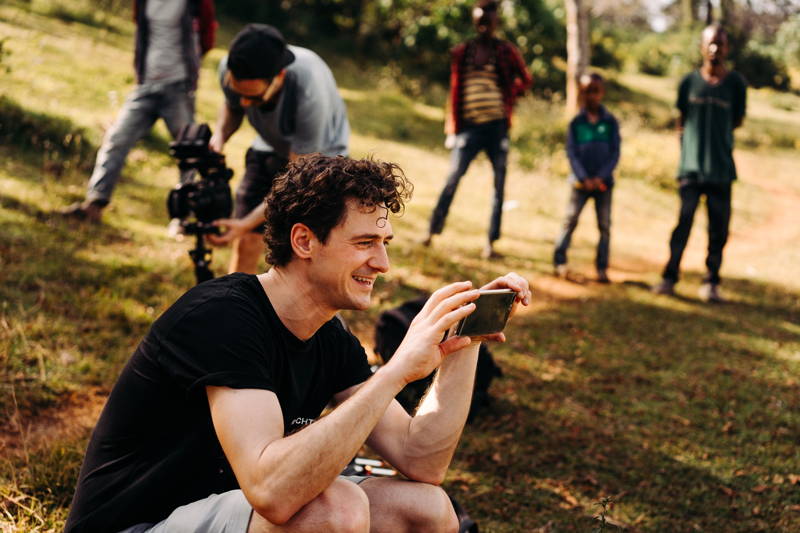 Martin schießt Fotos