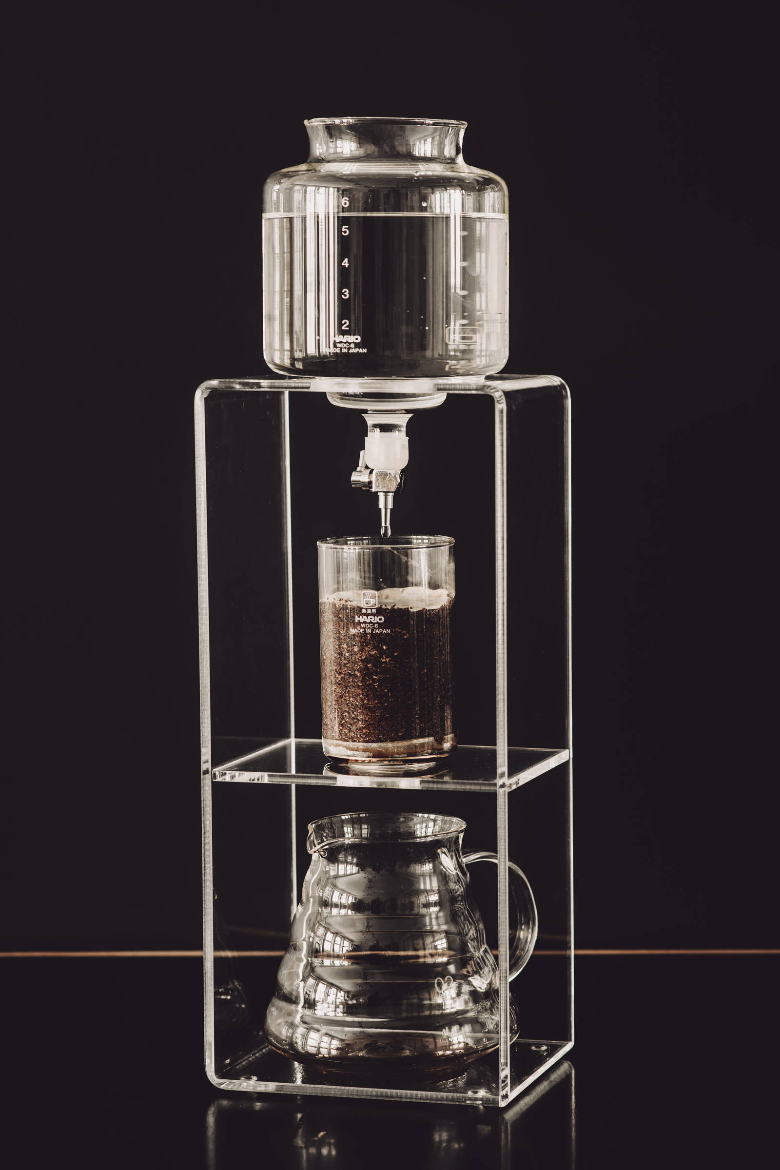 Hoch hinaus Der Hario Water Dripper Clear im Test Coffee Circle