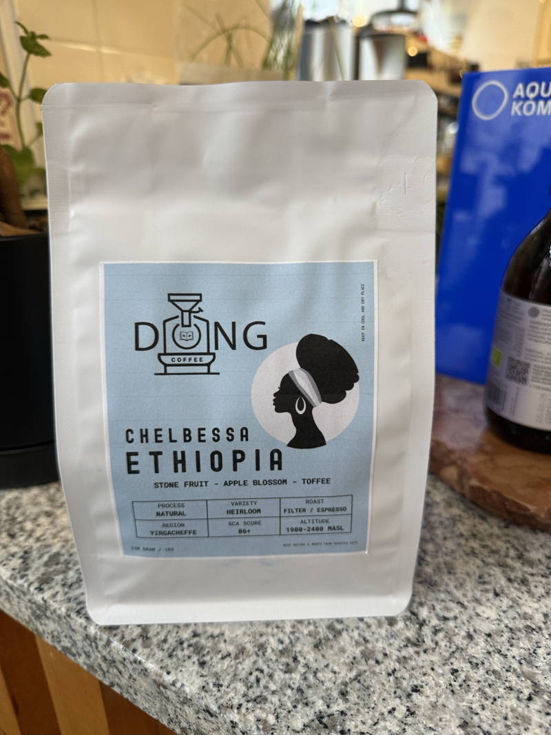Kaffeepackung, Ethiopian Natural, Dong Coffee Lissabon