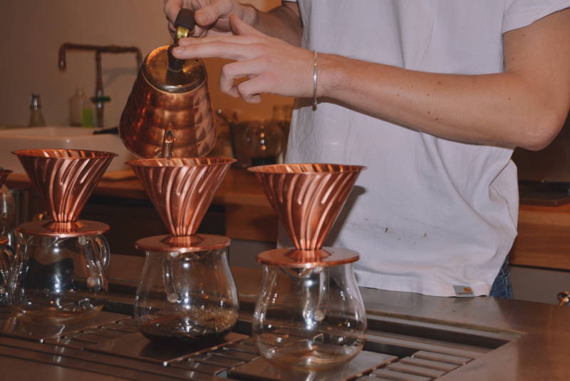 Thirdwave in der Rösterei Vier