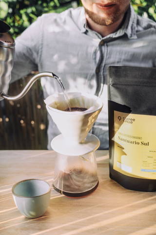 Santuario Sul Filterkaffee Santuario Sul Filterkaffee mit dem Hario v60
