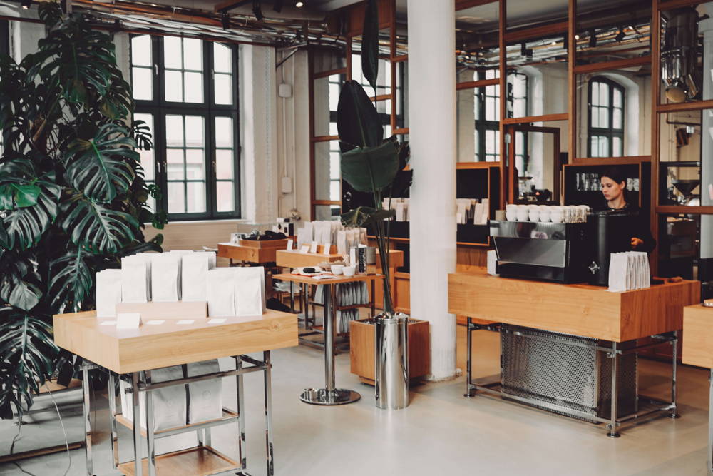Blick ins Café Gemütliche Atmosphäre