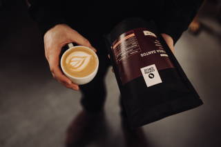 Der Yirga Santos Ziemlich gut als Cappuccino