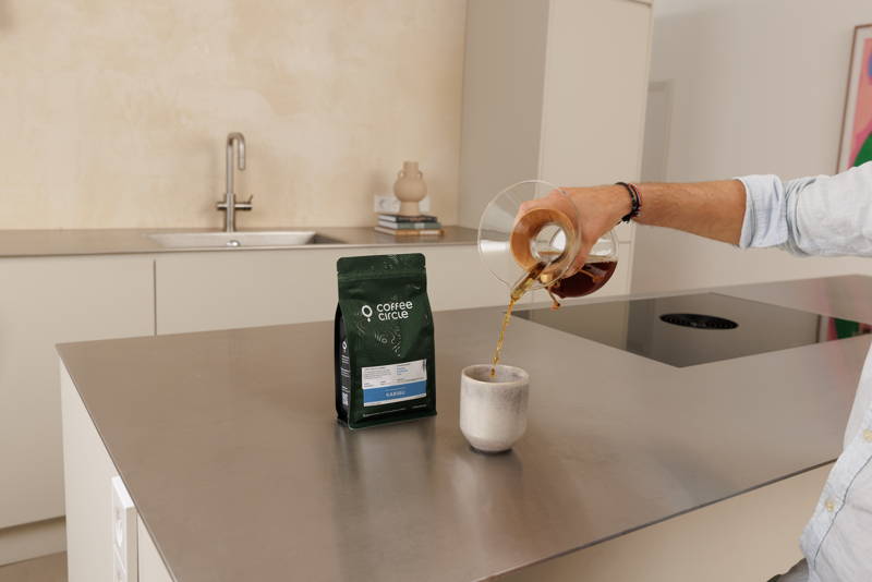 Karibu Aufbrühen mit der Chemex