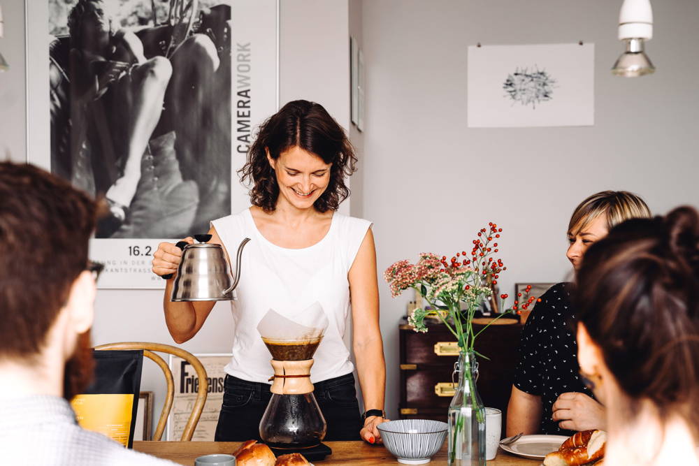 Kaffee mit Freunden Kaffee mit Freunden und der Chemex und dem Toleyo