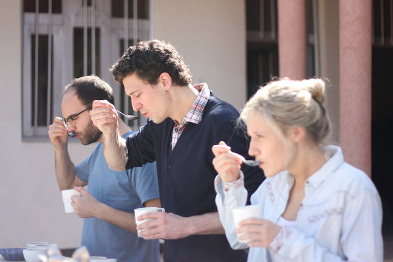 Wir cuppen verschiedenen Kaffee in Äthiopien