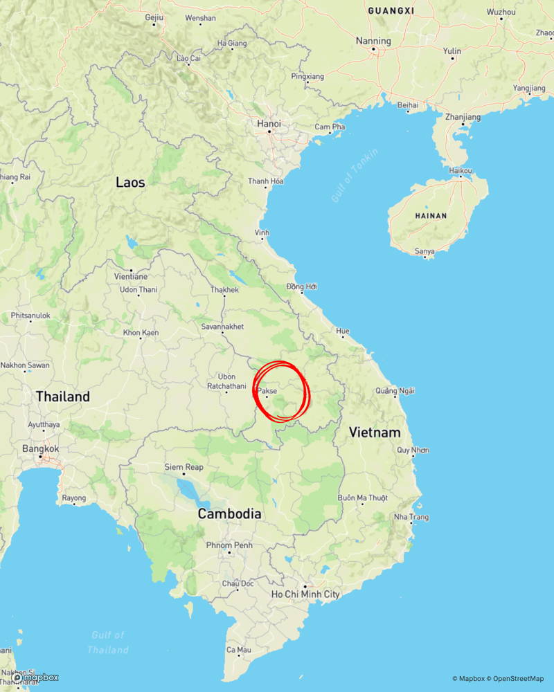 Herkunftsort des Jhai Espressos