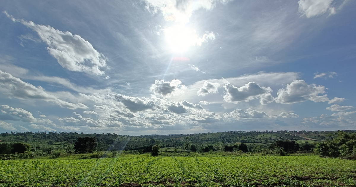 Sembabule in Uganda bei Sonnenschein
