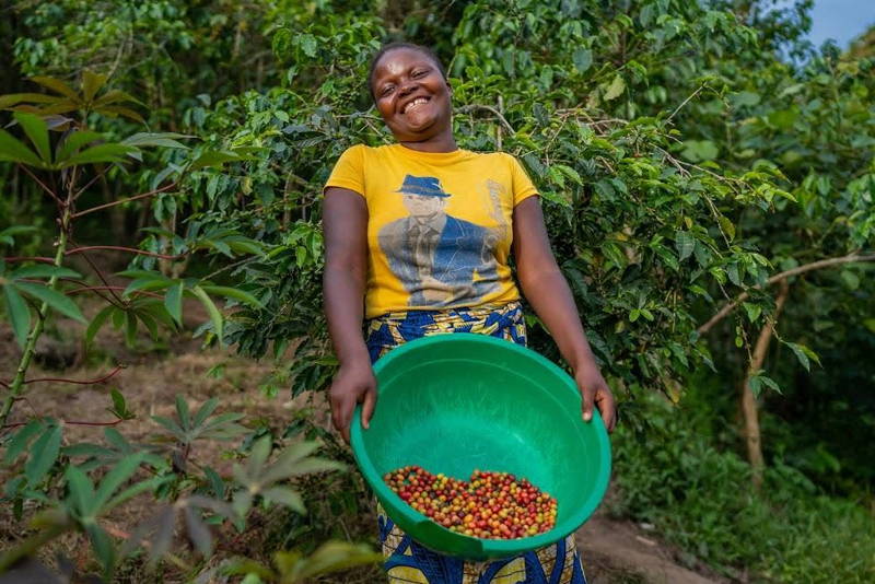 Kaffeefarmerin von RWH