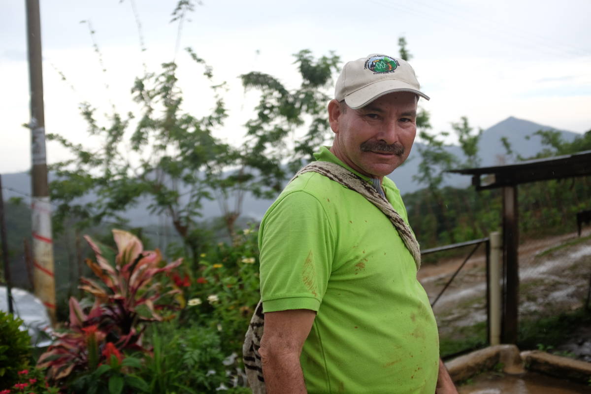 Luis von der Kooperative Coocafé in Kolumbien