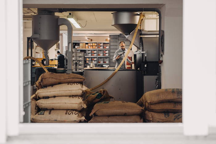 Hier wird geröstet Ein Einblick in unsere Rösterei