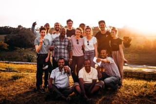 Gruppenfoto Das Team in Äthiopien