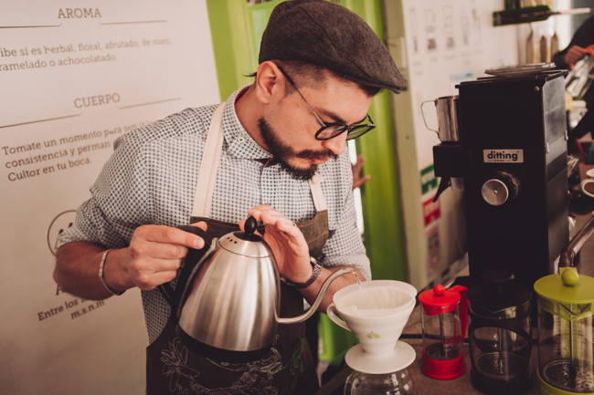Café Cultor Wer in Bogotá ist, sollte unbedingt im Café Cultor vorbeischauen