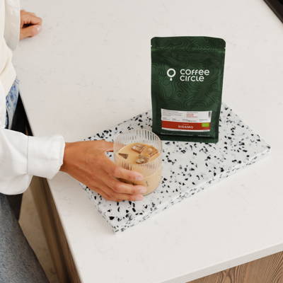 Eiskaffee mit Sidamo Espresso