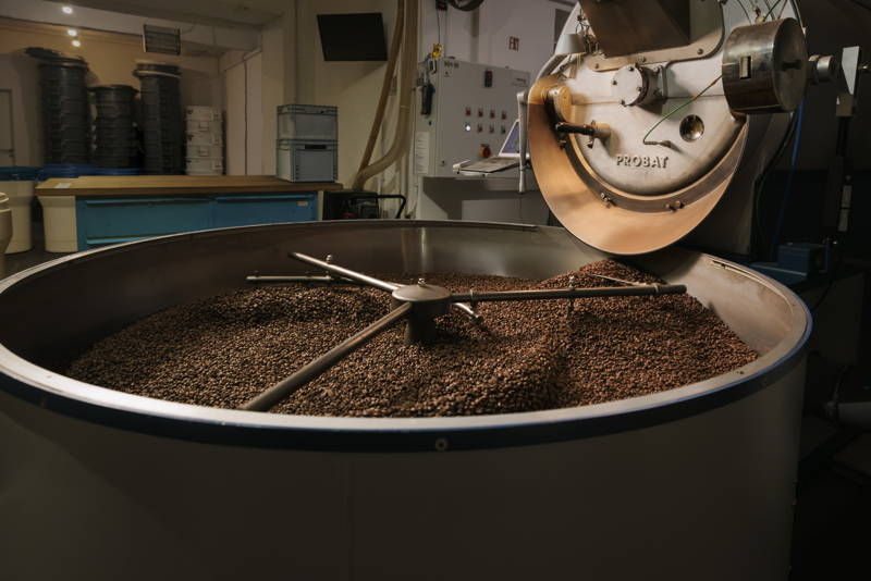 Kaffeebohnen Rösterei